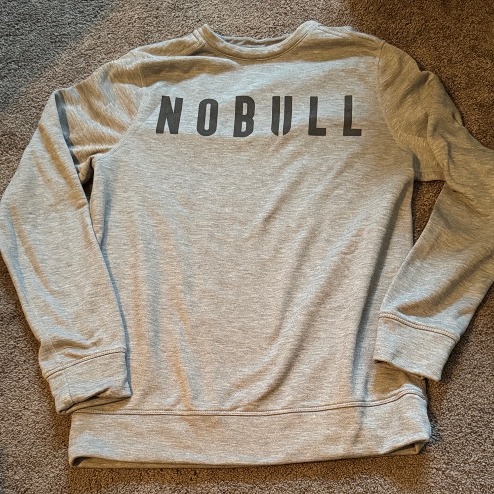 NOBULL Light Gray Crewneck Sweater
